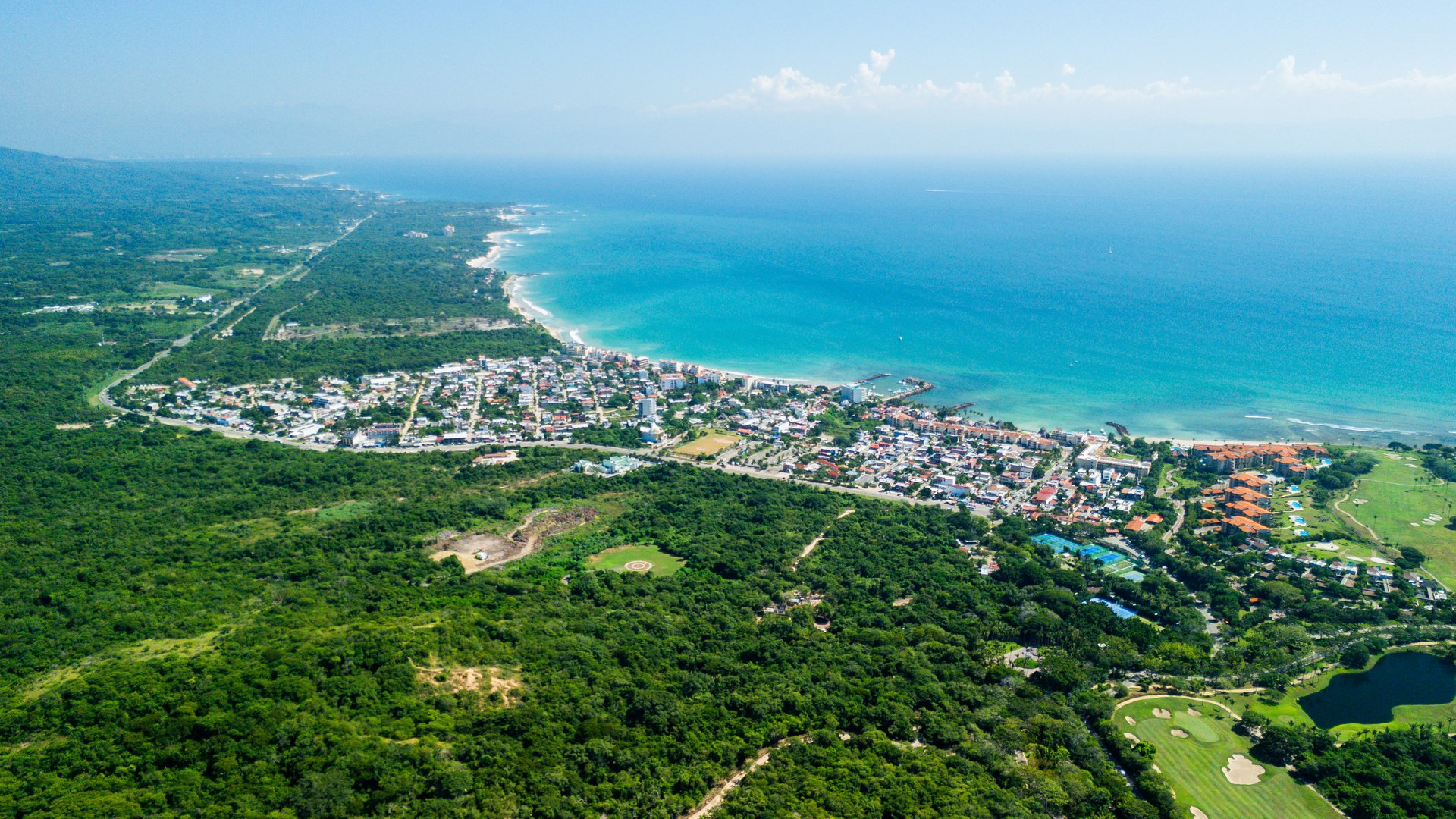 Mexican Beach Town Surrounded by Nature. Punta Mita, Nayarit