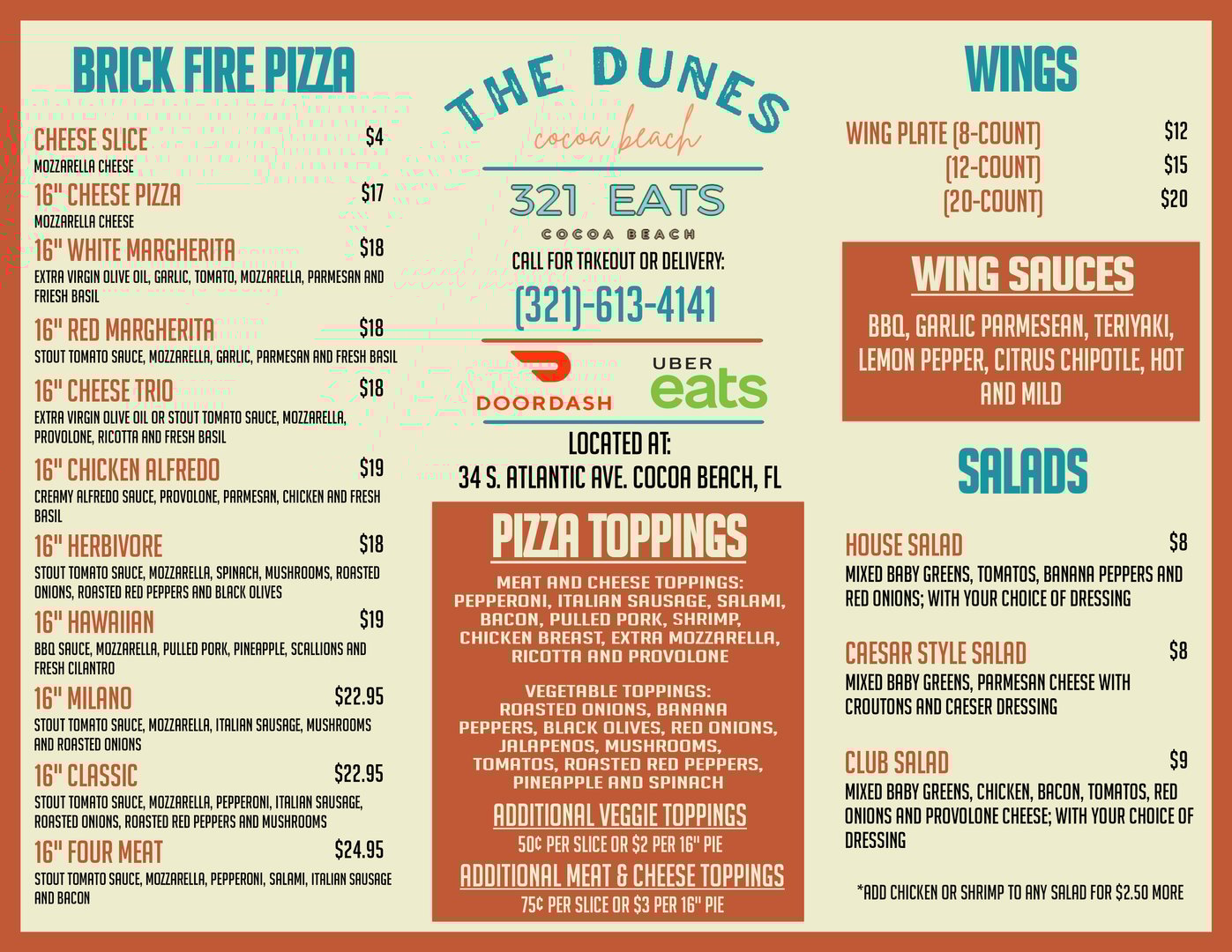 Menu Design Example 1