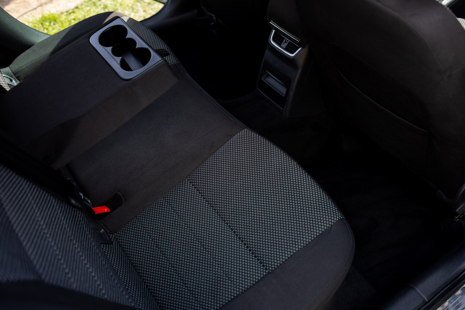 Passenger seats after dry cleaning. The photo can be used by cleaning companies.