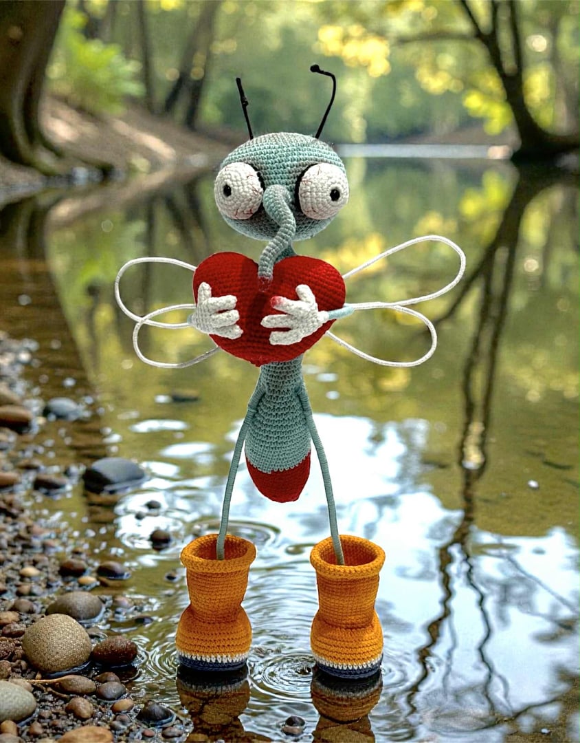 Maskotka na szydełku