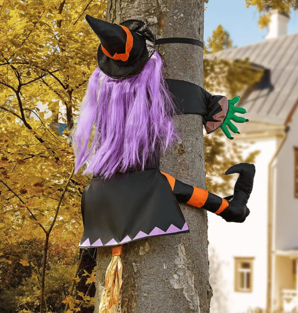 Outdoor Witch Tree Decoration - View 4