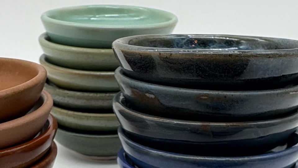 Platos complementarios de cerámica Naidich