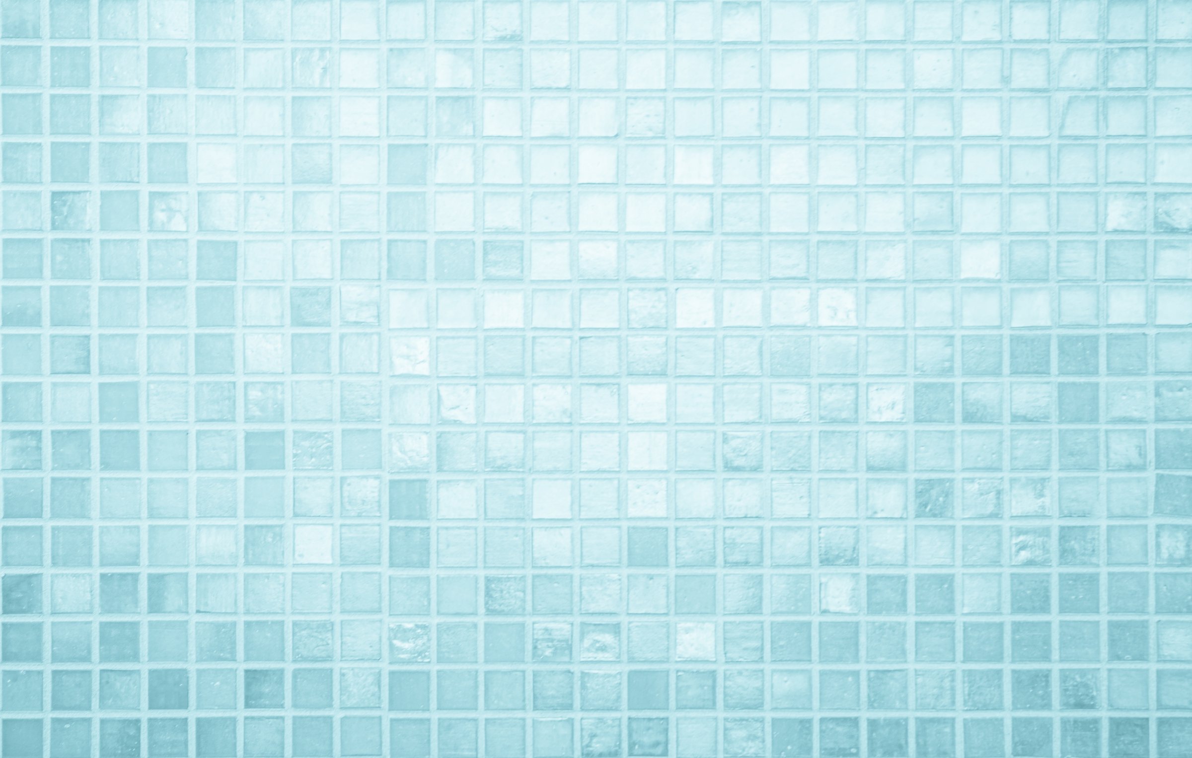 Blue light ceramic wall chequered and floor tiles mosaic background in bathroom. Design pattern geometric with grid wallpaper texture decoration pool. Simple seamless abstract surface clean.