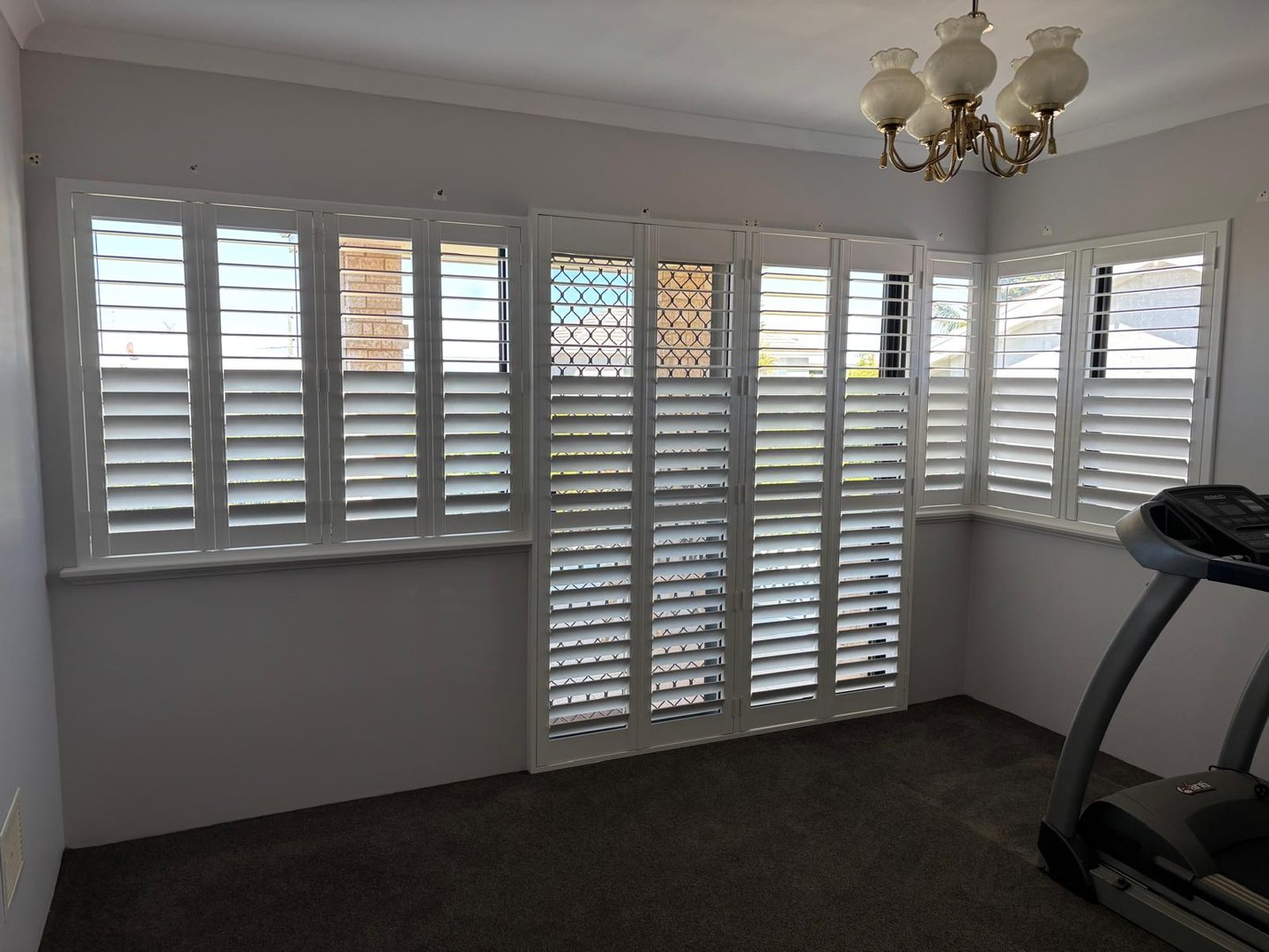 Plantation shutters Perth installation window treatment before after transformation