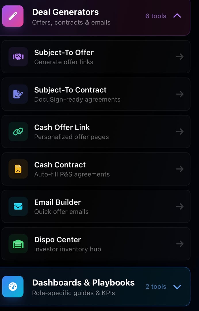 Property Info Dashboard - Enter ZIP, ARV, Property Details