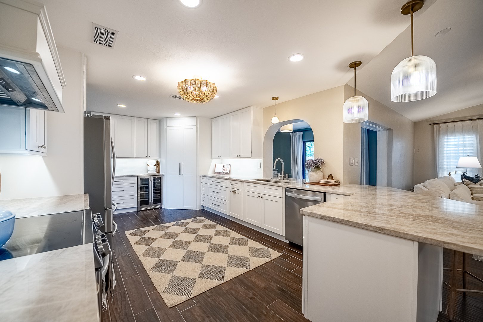 Modern kitchen remodel - view 3