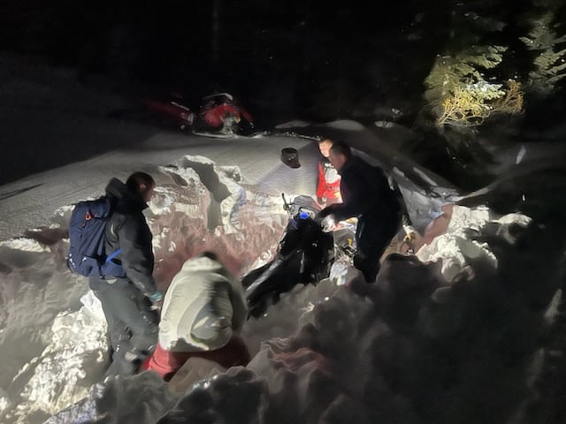 Snowmobile adventure