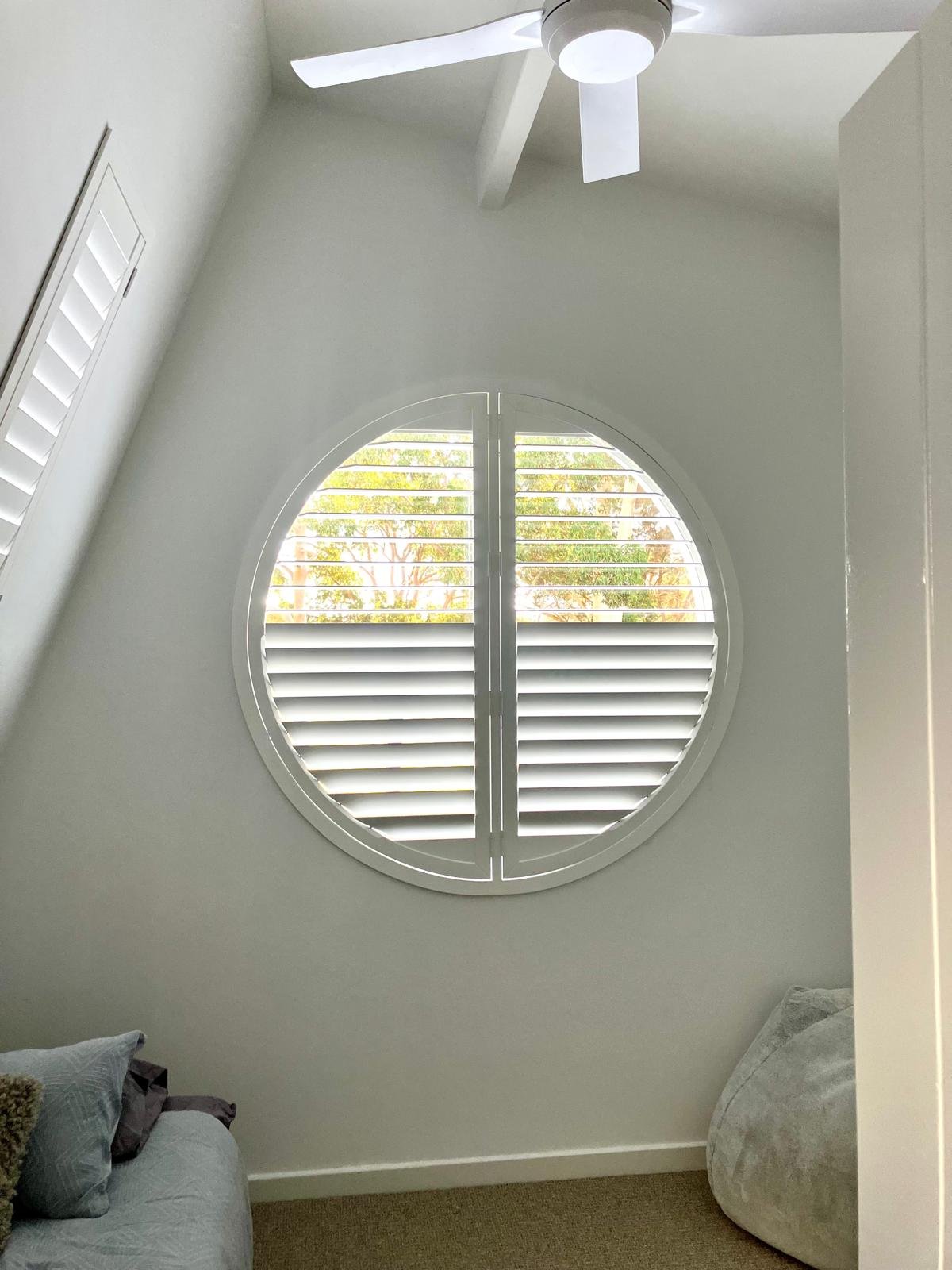 Plantation shutters installation Perth modern home window shutters renovation project