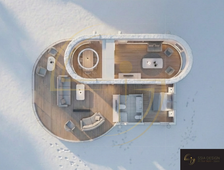 Vessel Prefab Chalet LB102 View