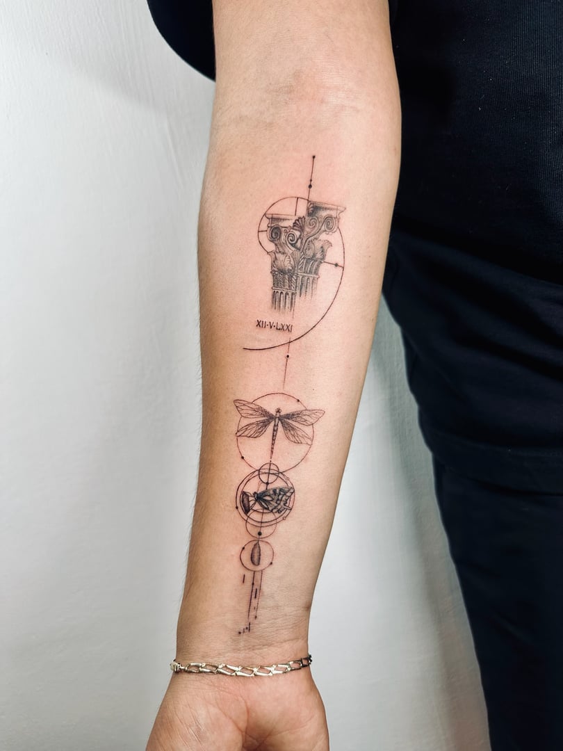 Tatuaje realizado por Victoria Lavā - Trabajo de portafolio