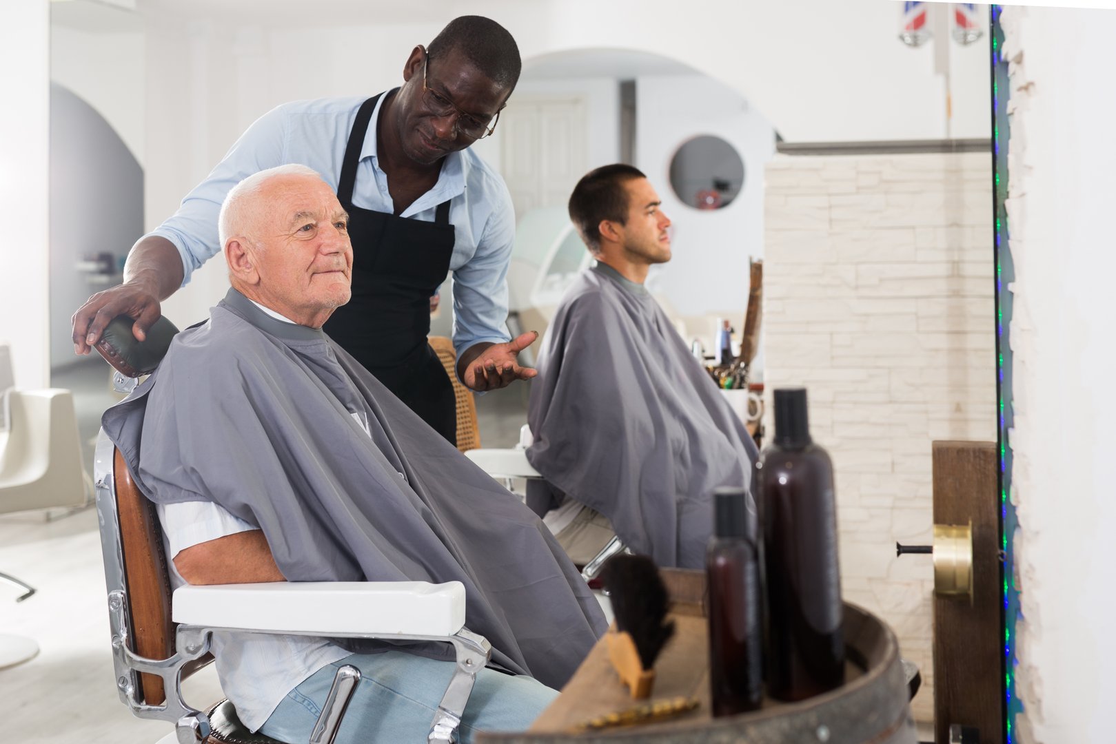 Barba e acabamento