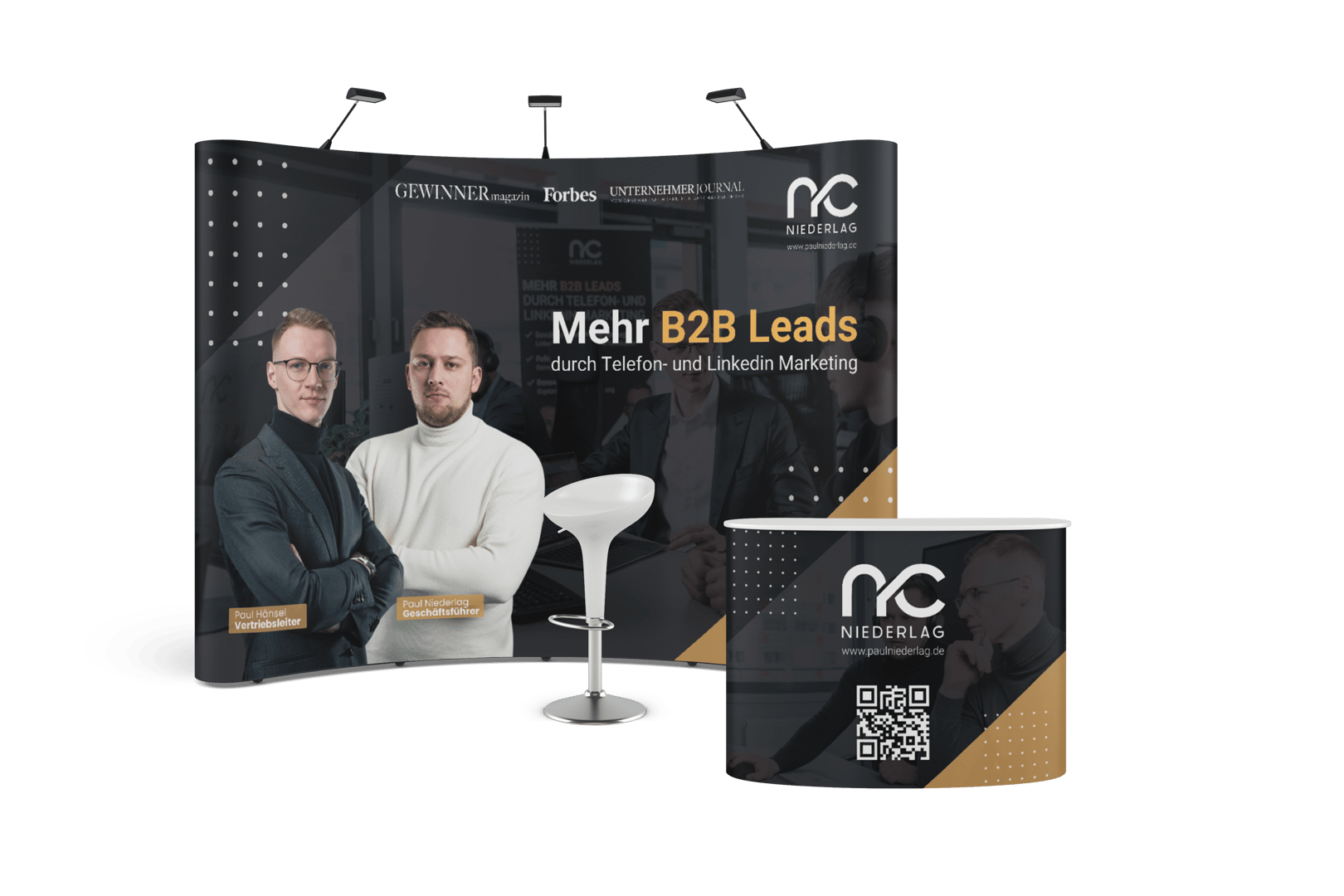 Messestand Niederlag Consulting