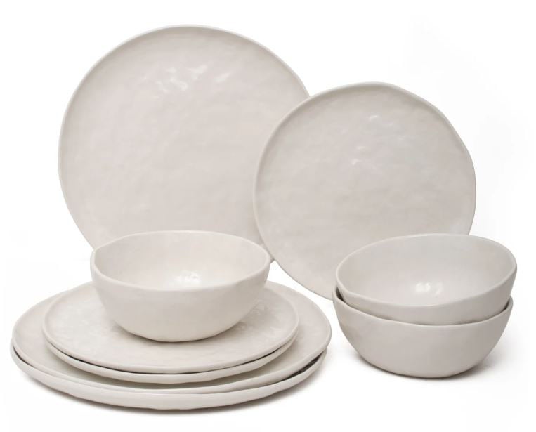 Set Vajilla Sakura Zen Bright White 12 Personas 36 Piezas