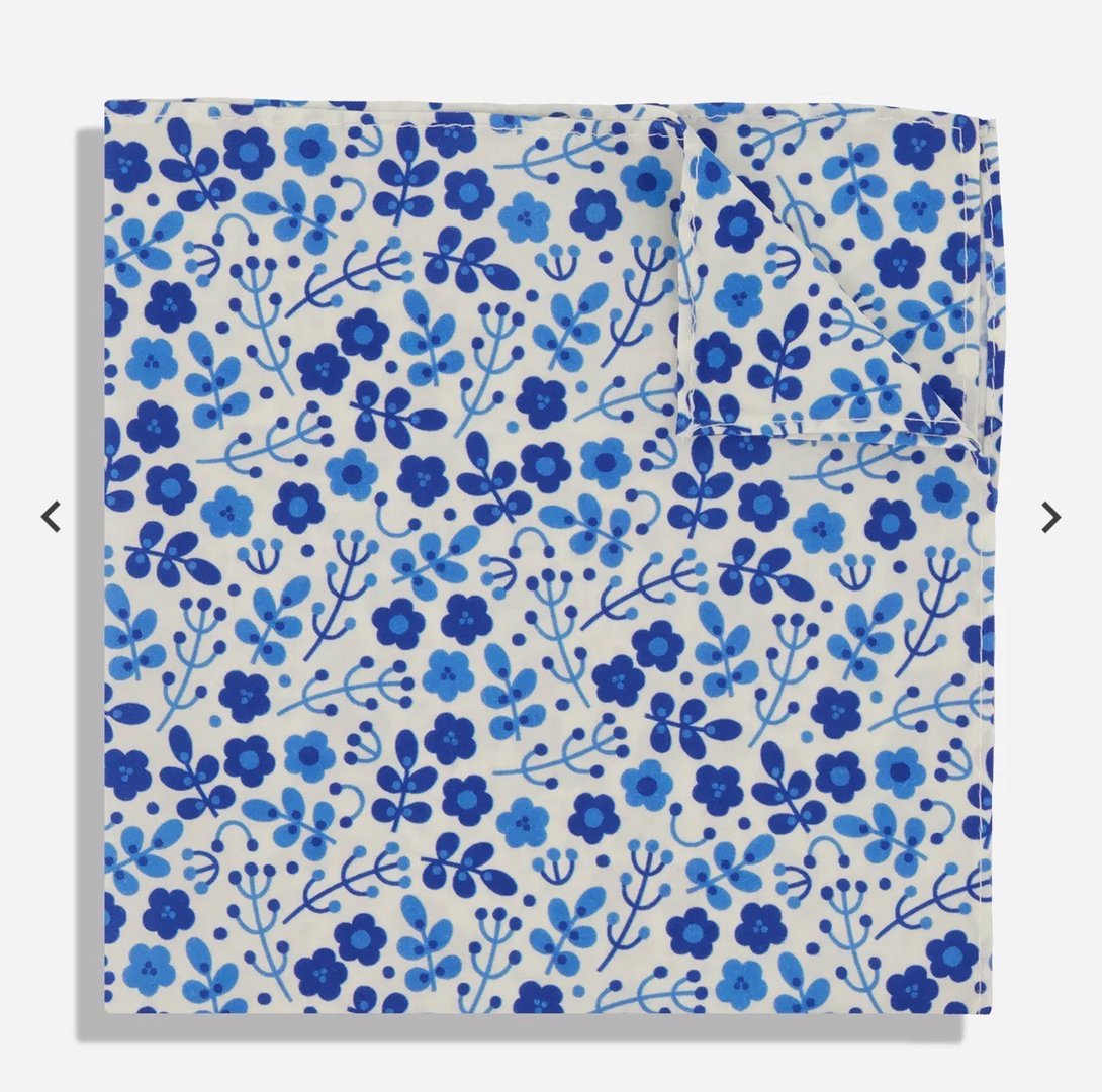 Classic paisley pocket square