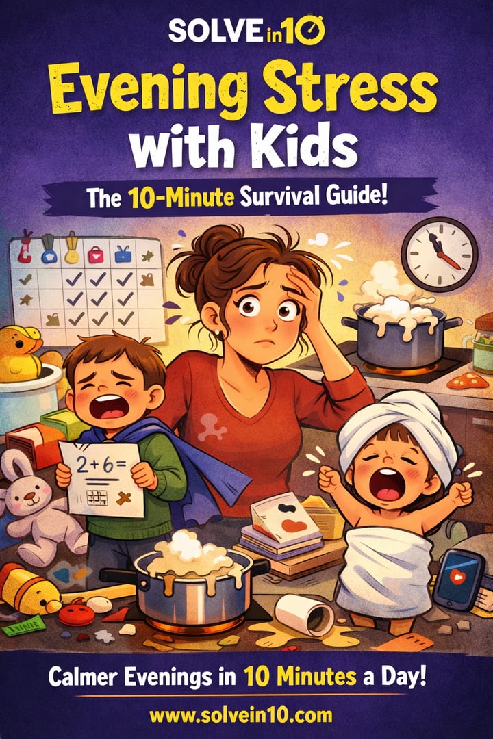 Evening Chaos: 10-Minute Fix for Parents Who Want Their Evenings (and Sanity) Back