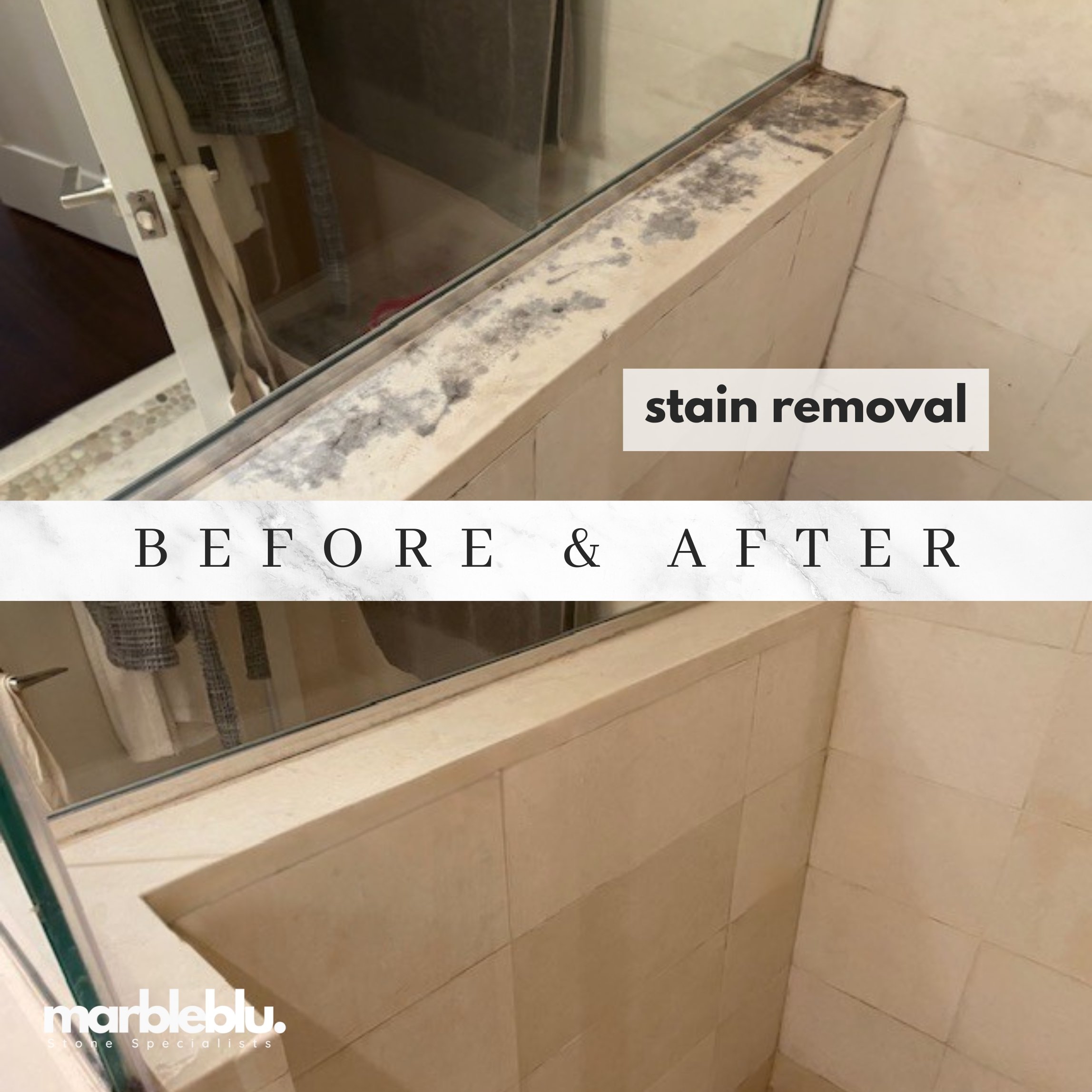Stain removal result