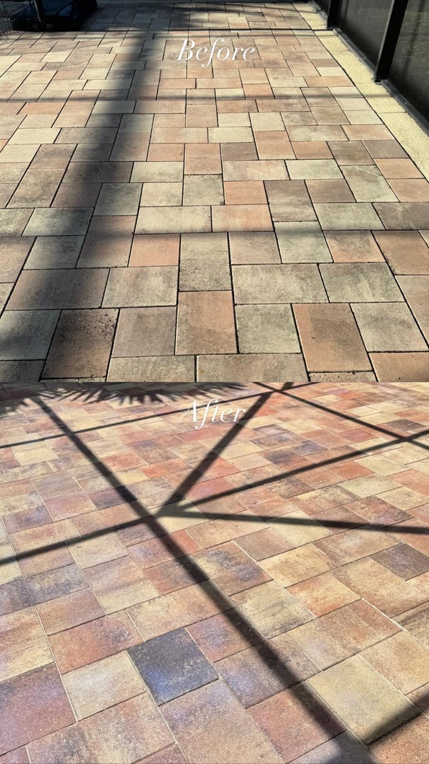 Pressure Washed & Sealed - Before and After