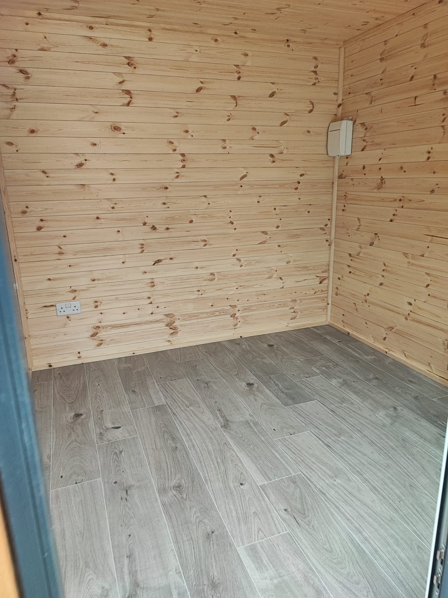 Office Cube with decking