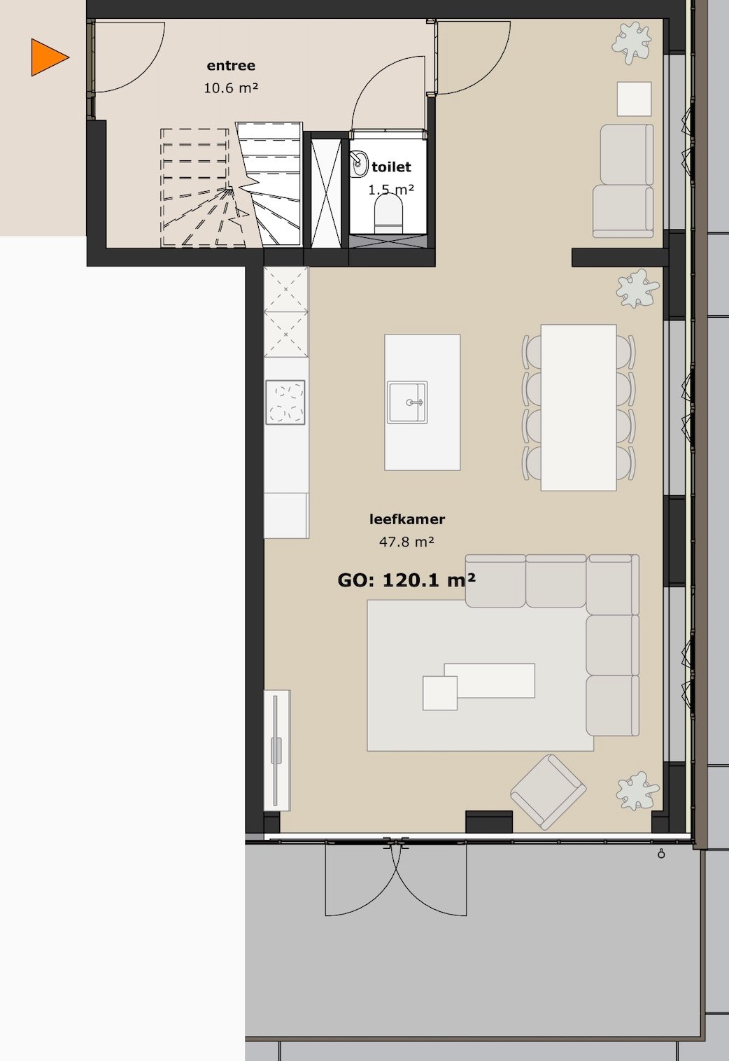 Putgraaf210 - Maisonette 5 Derde Verdieping
