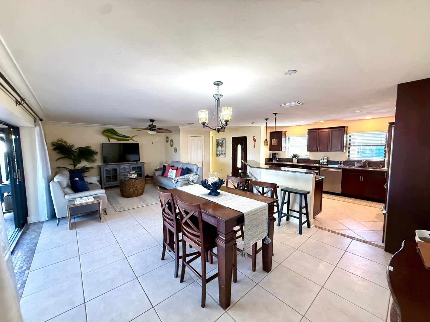 Living area at Salt Life Villa