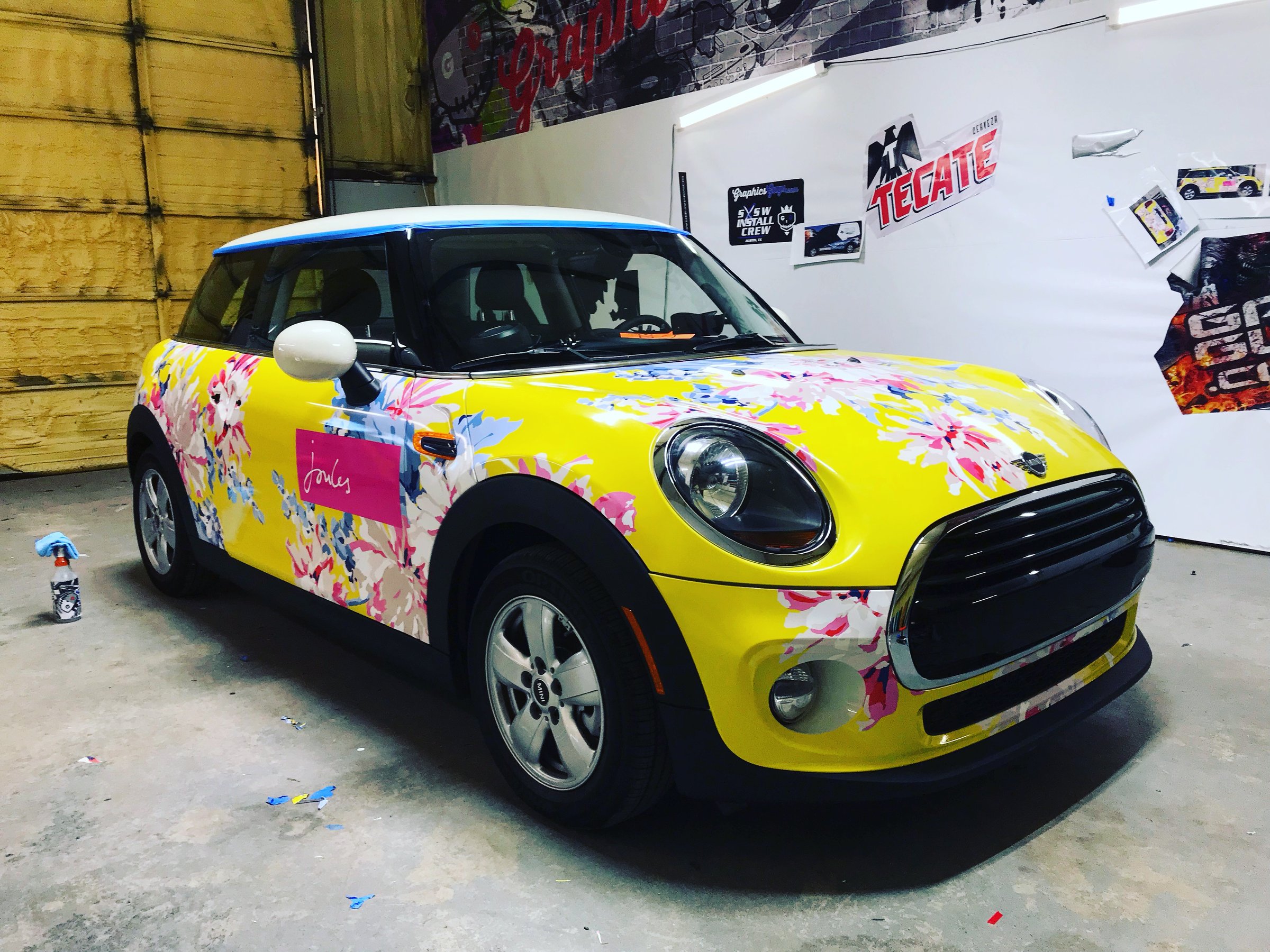 Custom wrap installation