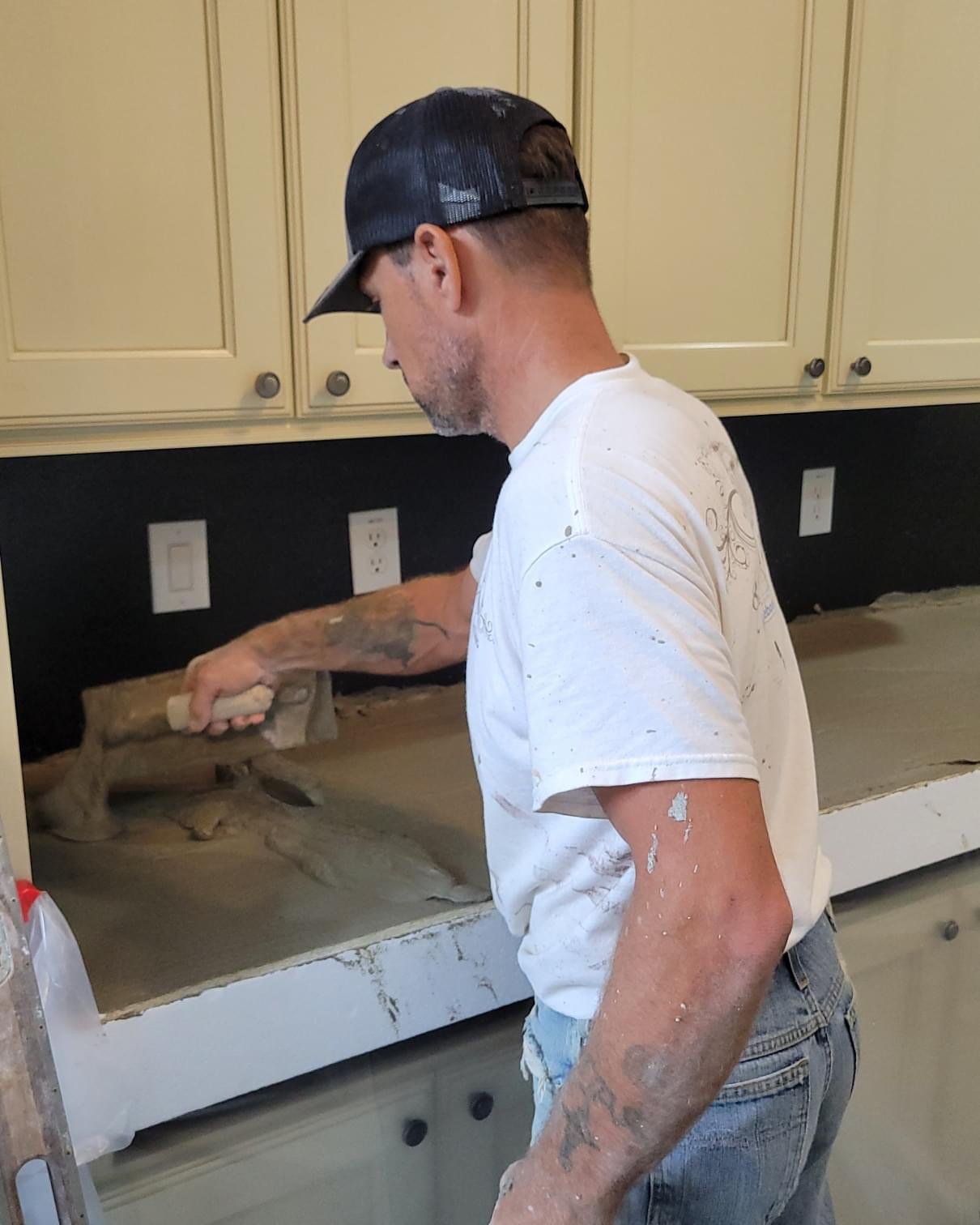 Before: Renovation project showing the original state