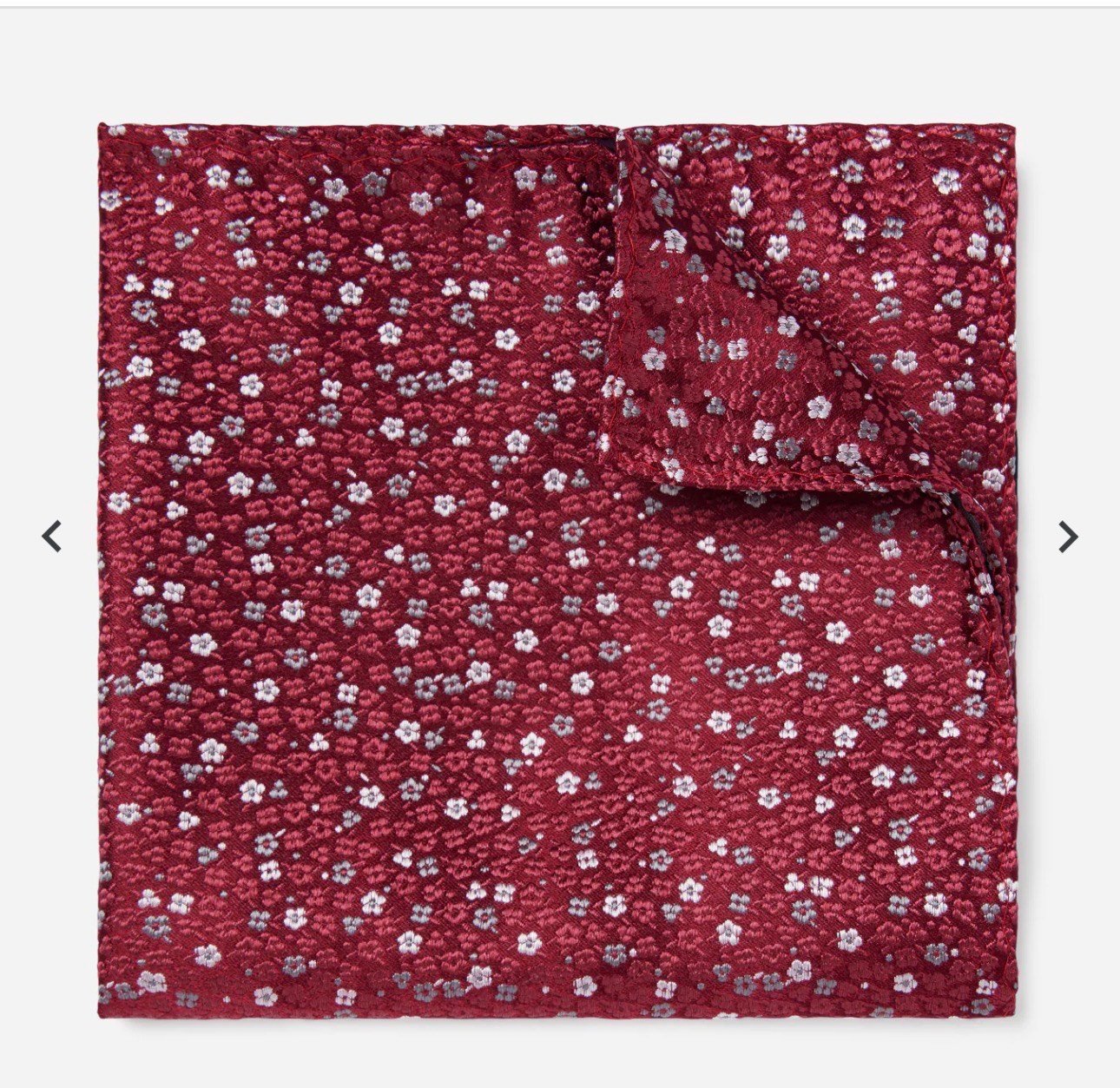 Sophisticated medallion pocket square