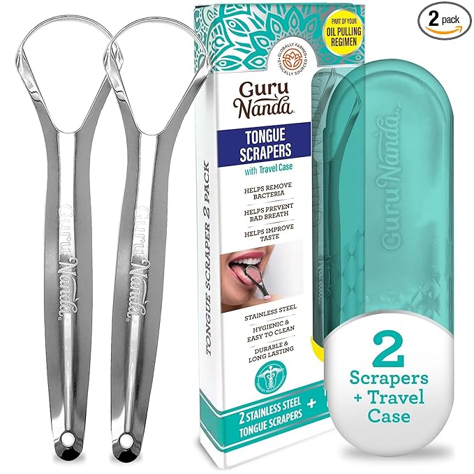 Tongue Scraper - Stainless Steel