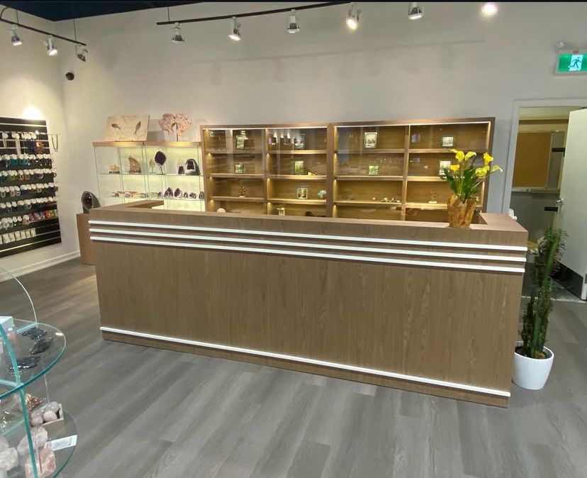 The Global Stone crystal gallery build-out progress