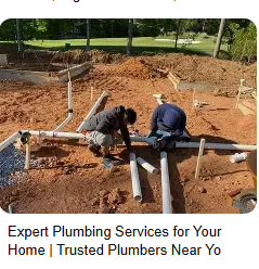 Underground plumbing installation
