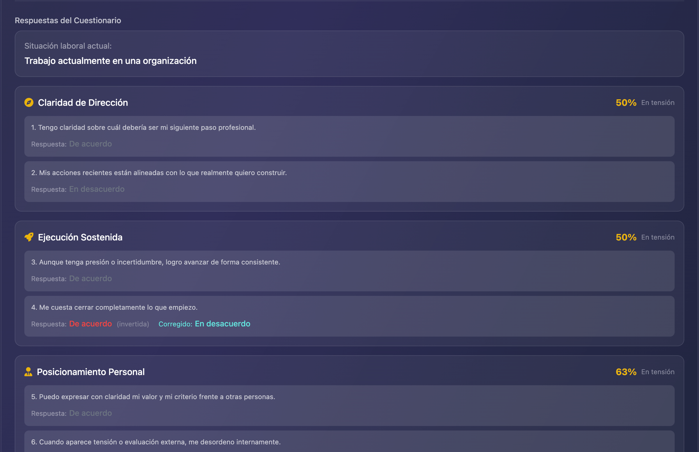 Comparación de métricas