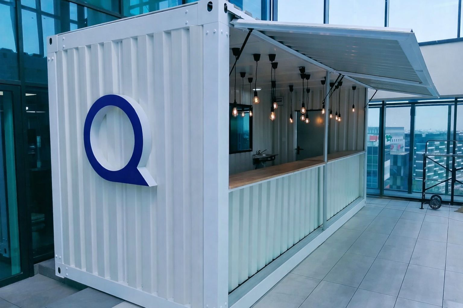 Randare 3D fast food bar modular KitContainer