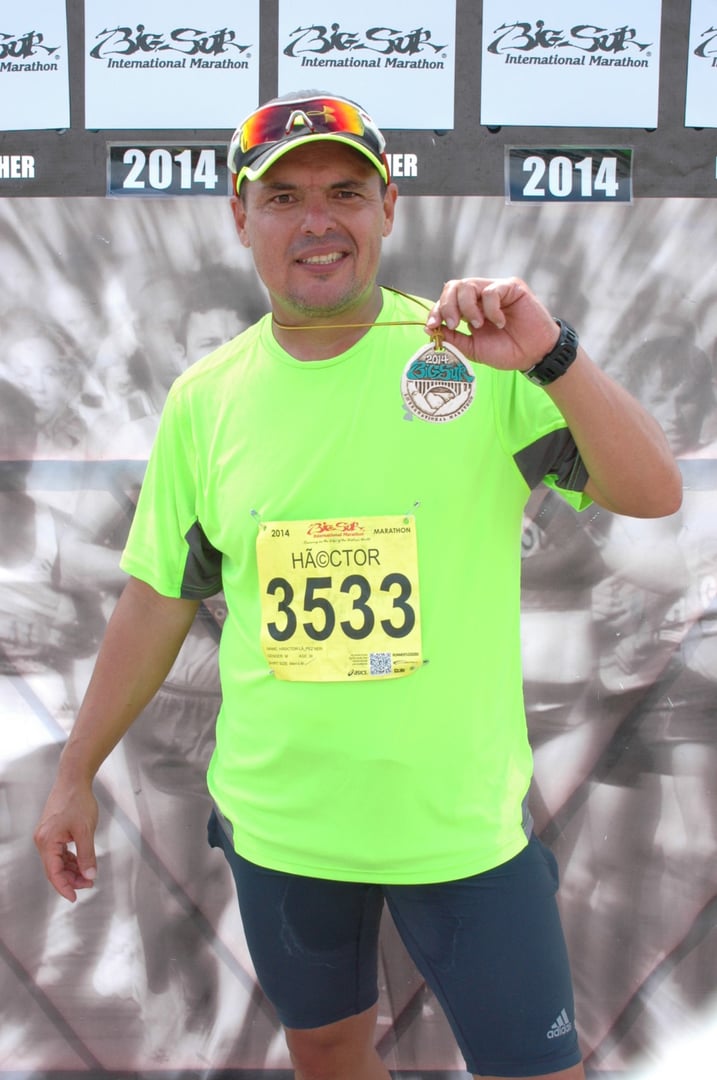 Medalla del maratón de Big Sur