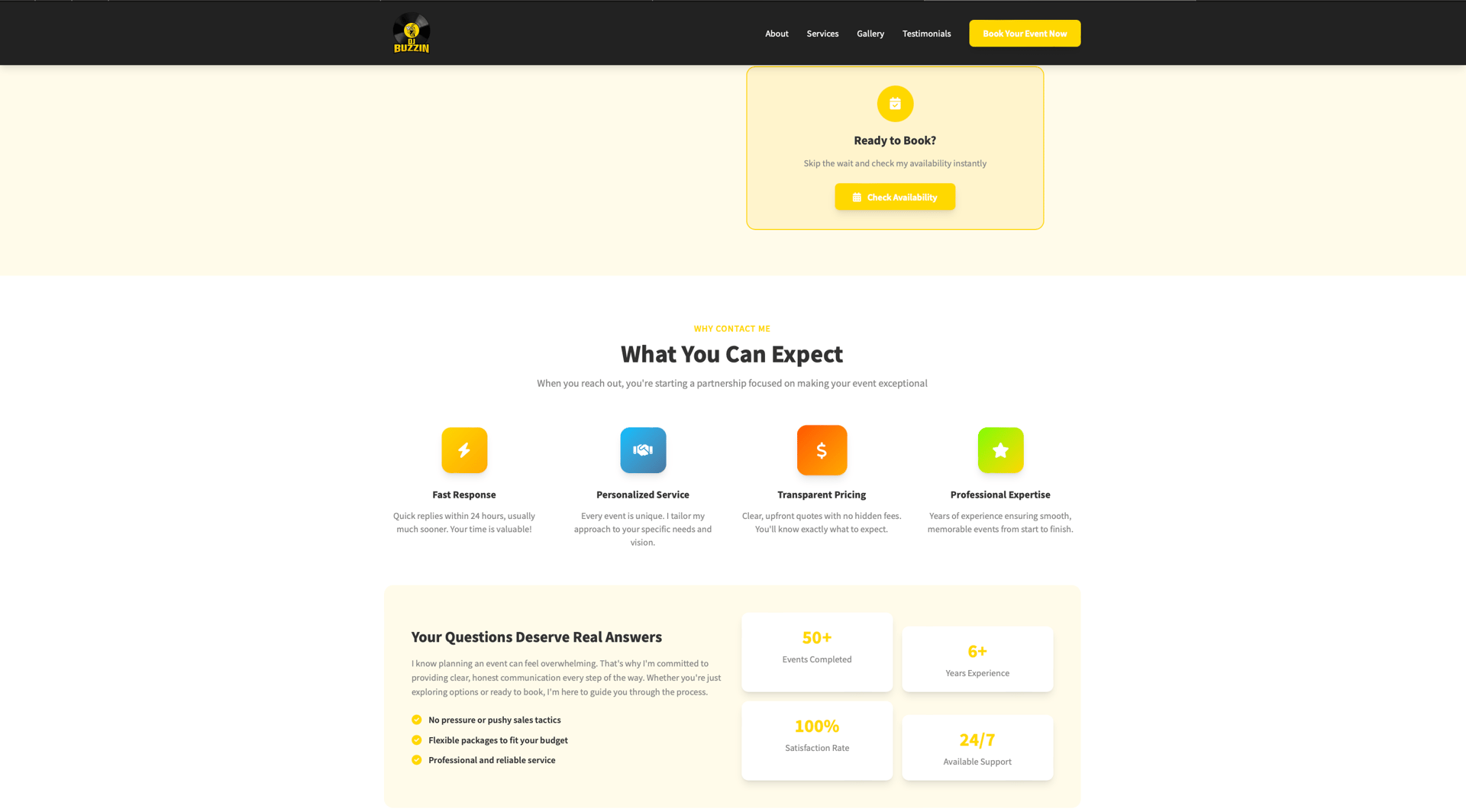 DJ Booking project image