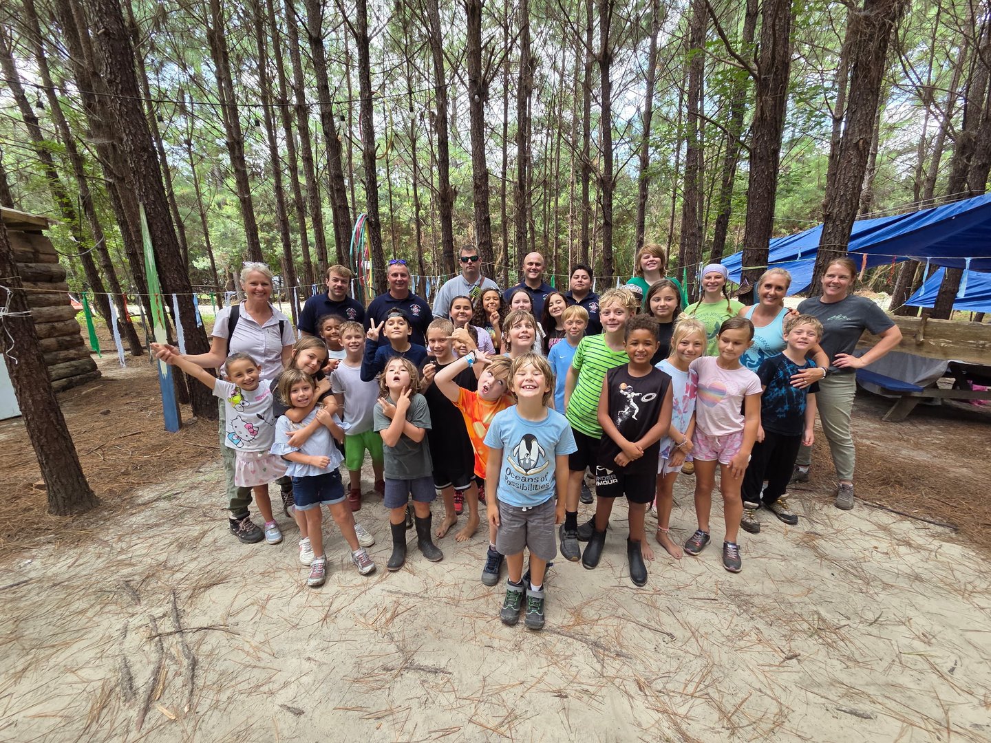 Students exploring nature at Mindful Journey Academy