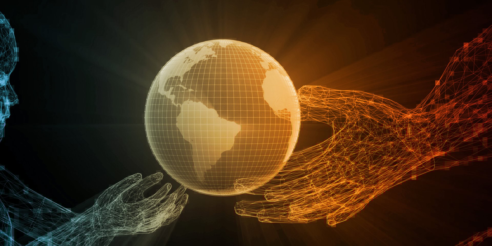 International Company with Technology Background as Art