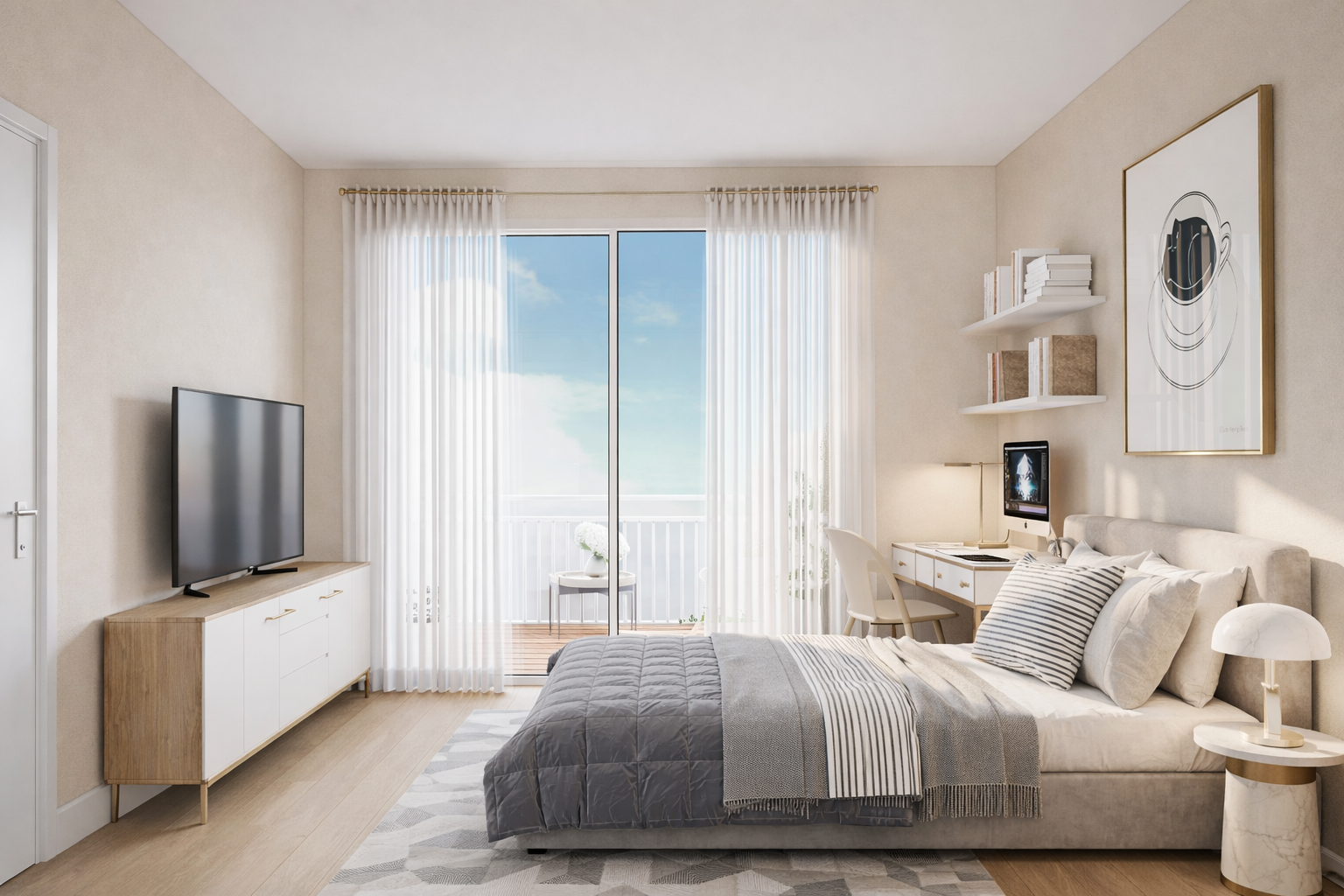 Type C bedroom 2 near balcony