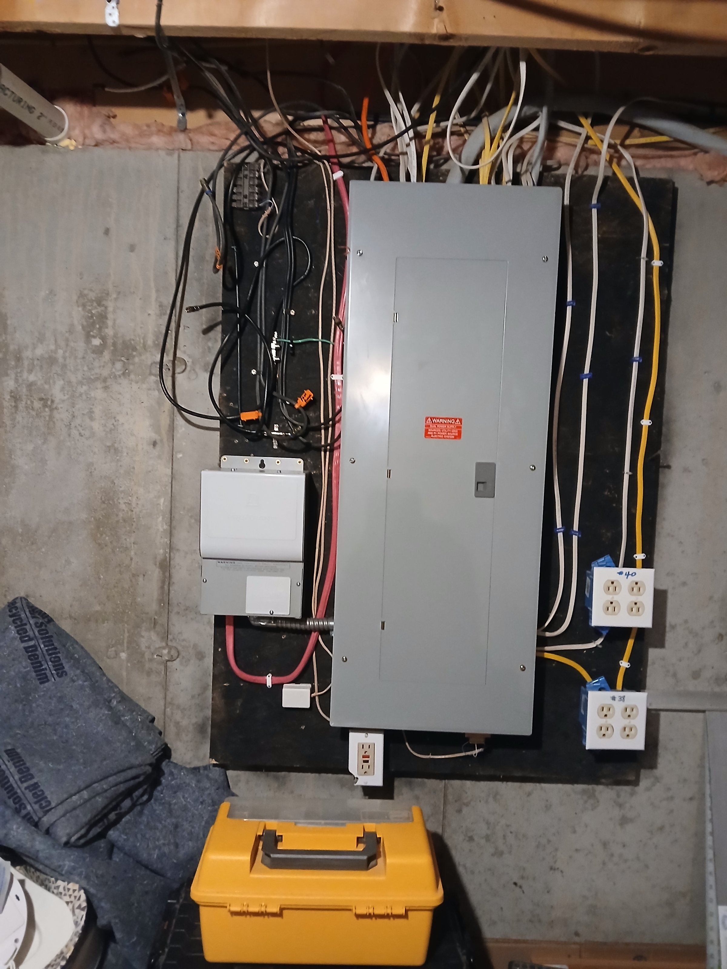 Recent electrical work