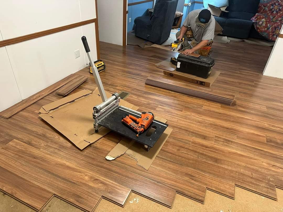 Just Ask Home Improvement team at work