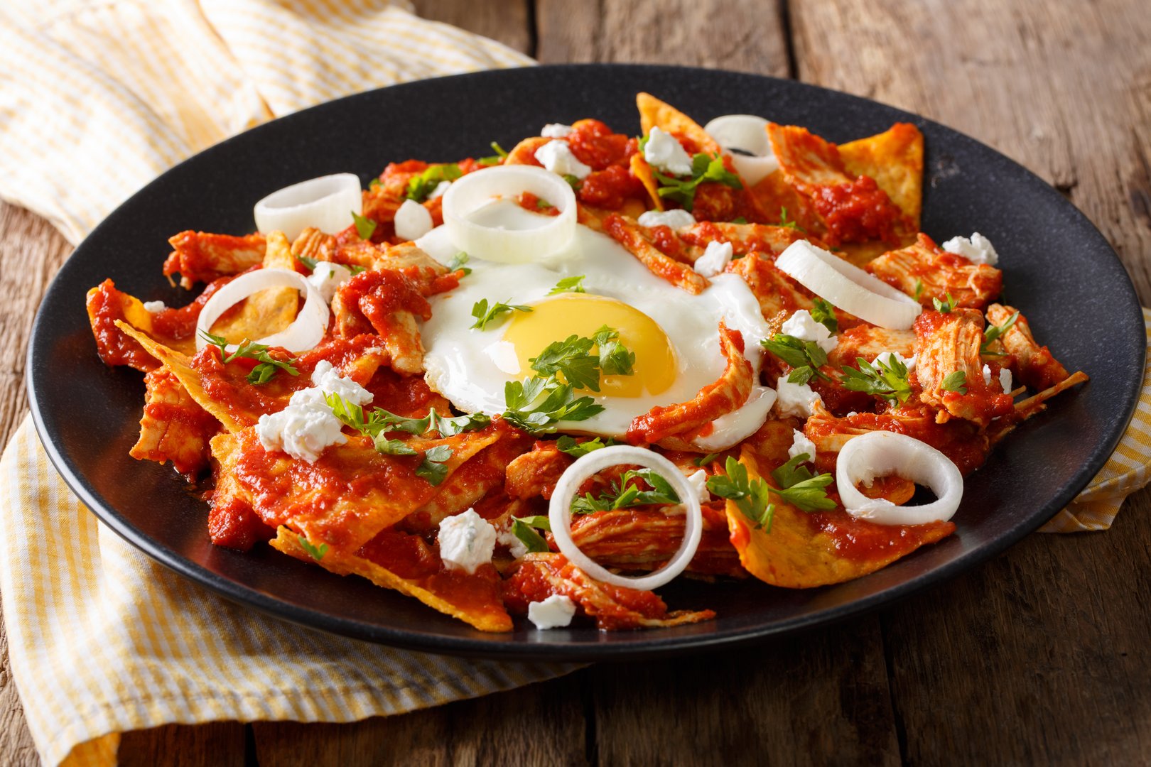 Ingredients for Chilaquiles
