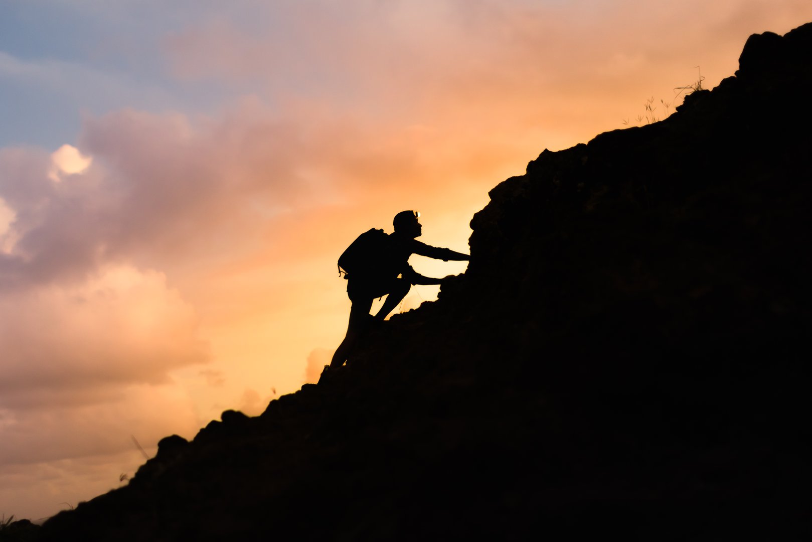 Mountain climbing journey