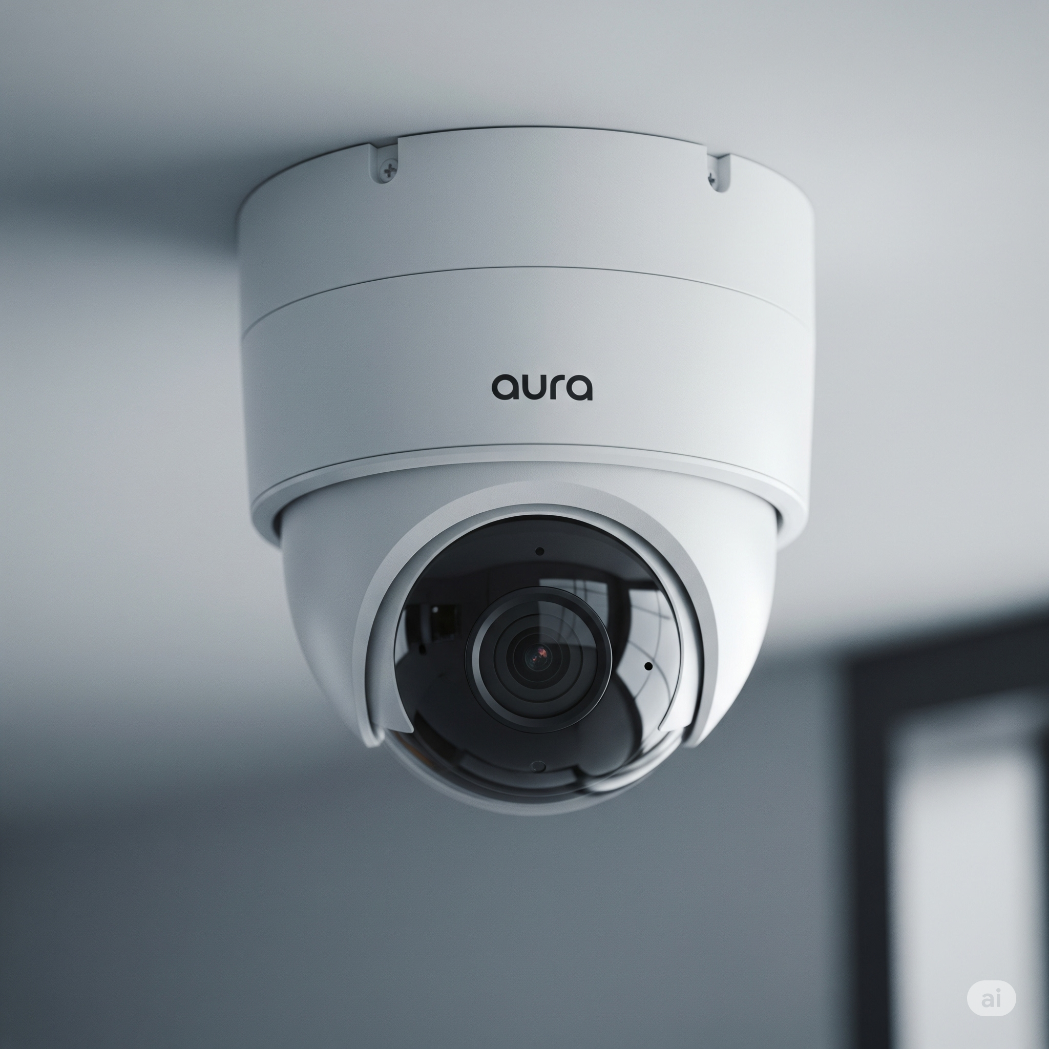 Security technology concept with advanced surveillance and monitoring systems