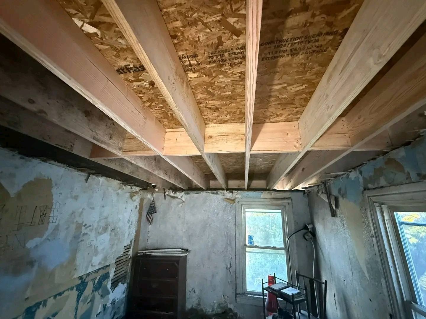 Structural framing work