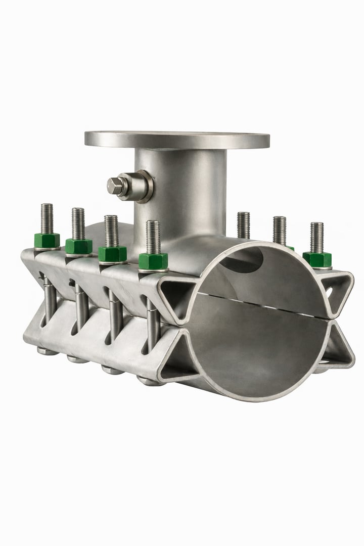 Stainless steel tapping sleeve