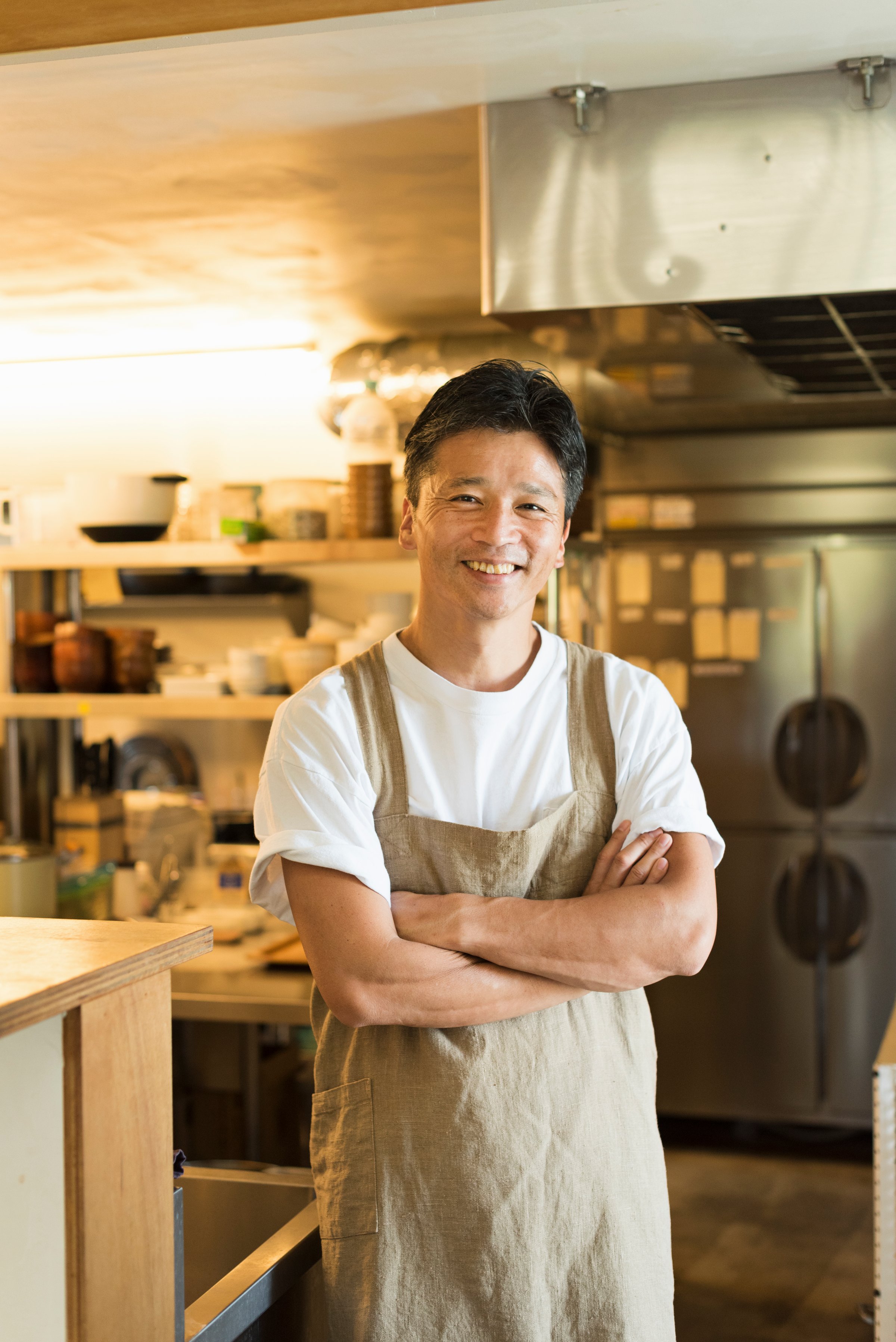 Middle-aged male chef
