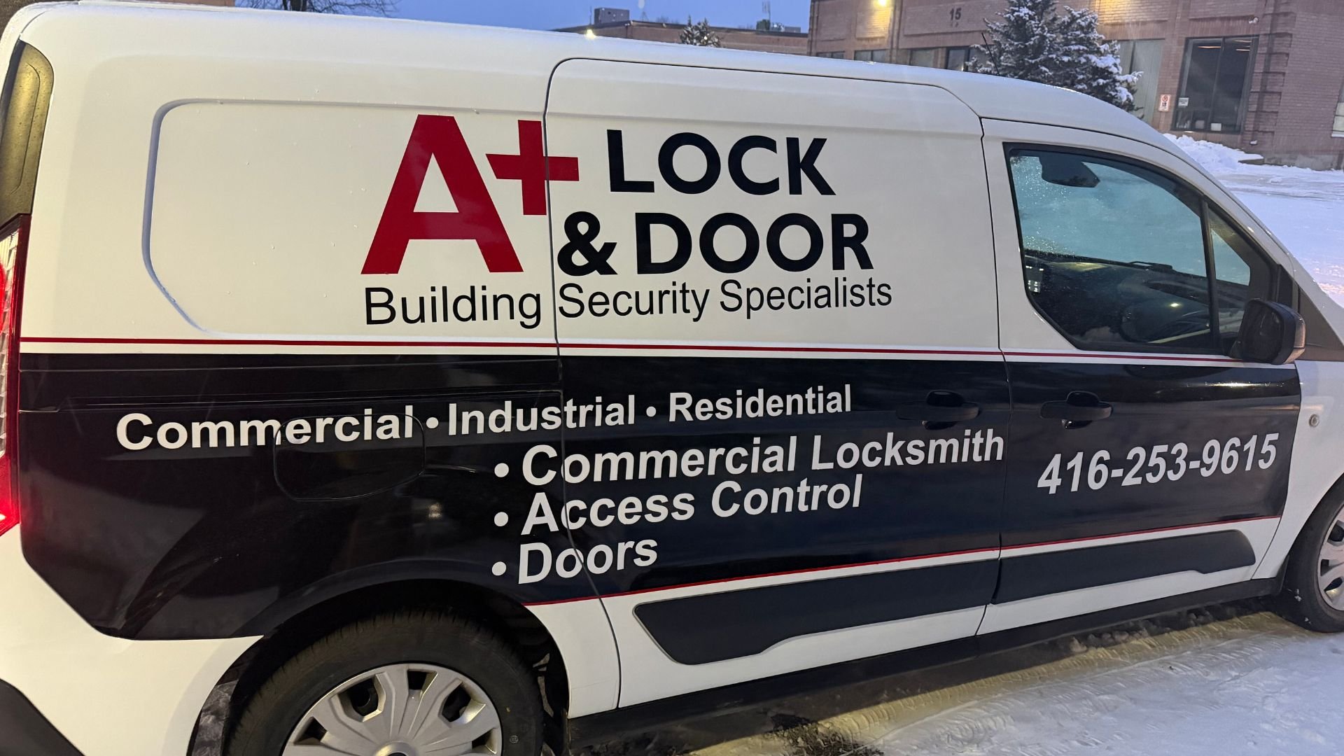 A+ Lock and Door professional technician at work