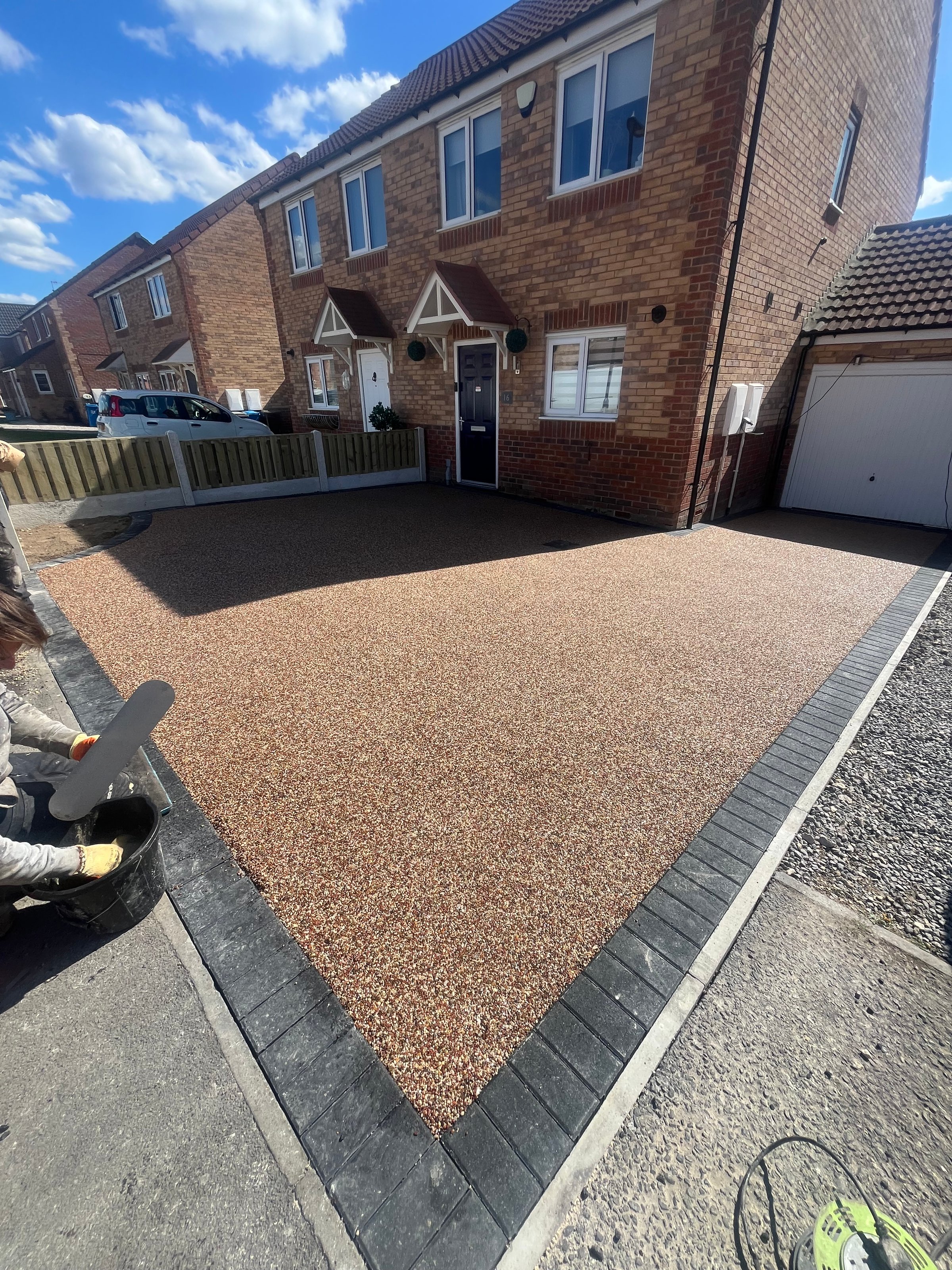 Resin bound driveway