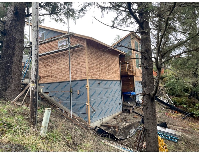 Completed construction project