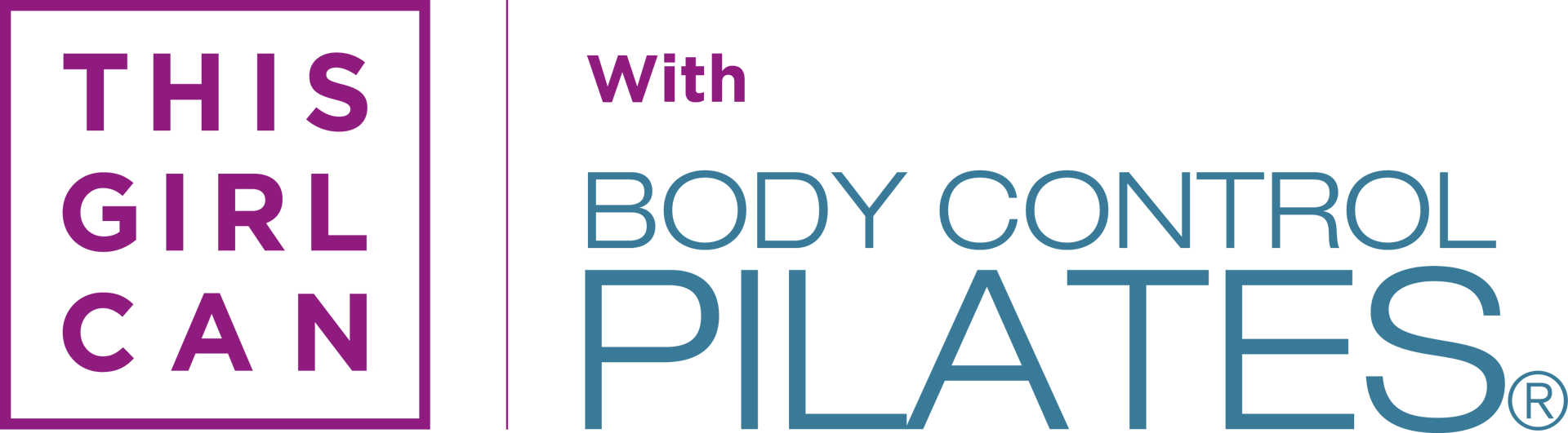 This Girl Can Logo with Body Control Pilates