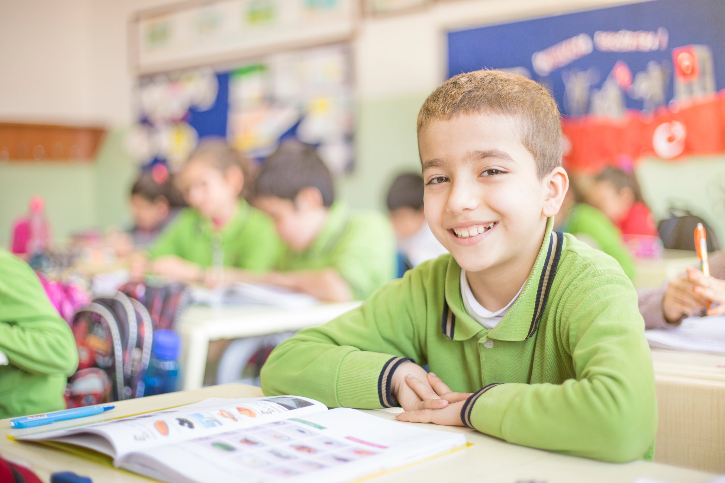 Leerlingen in de klas